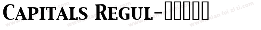Capitals Regul字体转换